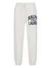 Polo Ralph Lauren Cotton Joggers With Elastic Waistband And Pockets In White