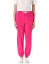 Polo Ralph Lauren Relaxed Fit Trousers With Adjustable Waistband In Bright Pink