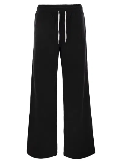 Polo Ralph Lauren Jogging Trousers With Drawstring In Black