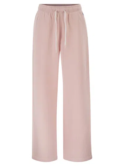 Polo Ralph Lauren Jogging Trousers With Drawstring In Pink