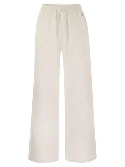 Polo Ralph Lauren Jogging Trousers With Drawstring In White