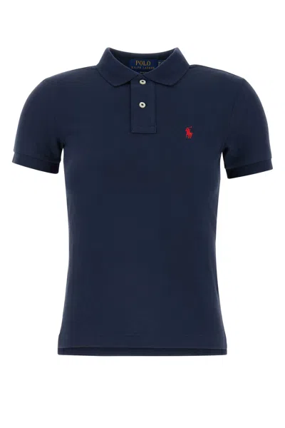 POLO RALPH LAUREN POLO IN PIQUET BLU NAVY  DONNA