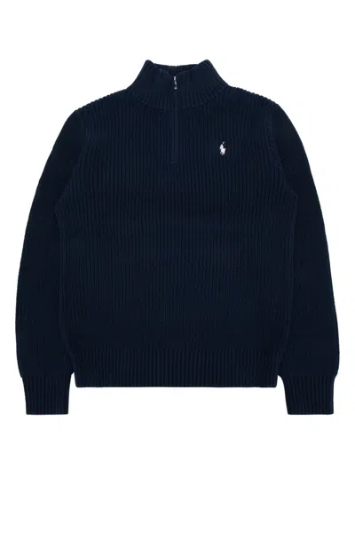 Polo Ralph Lauren Jr Kids Mini Long Sleeve Polo Shirt In Refinednavy