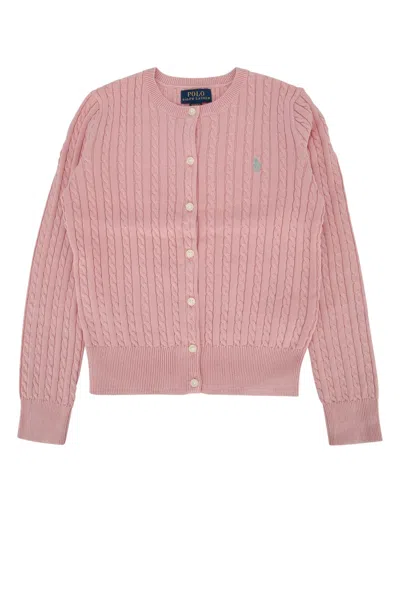 Polo Ralph Lauren Jr Mini Cable-knit Sweater In Adirondackrose