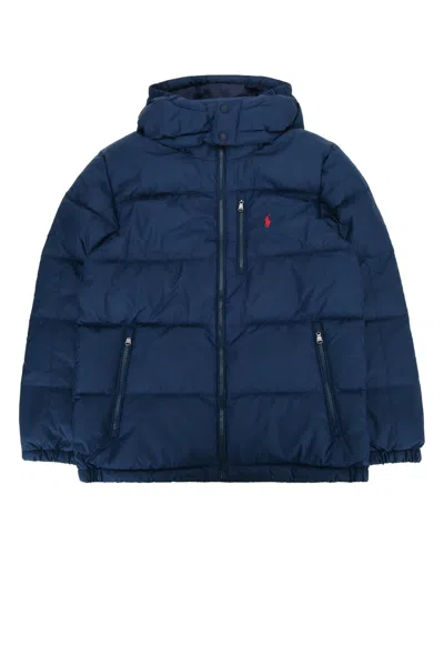 Polo Ralph Lauren Jr Mini Puffer Jacket For Kids In Newportnavy