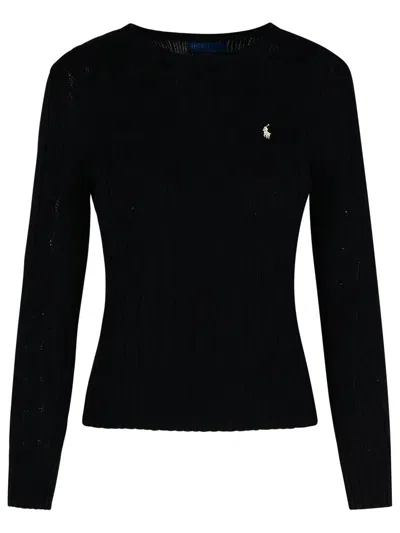 Polo Ralph Lauren 'julianna' Black Cotton Sweater