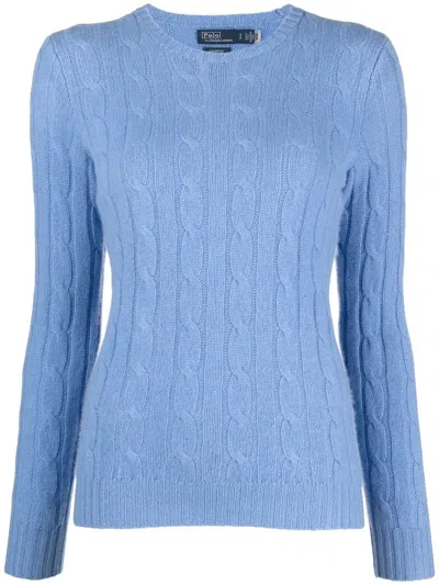 Polo Ralph Lauren Julianna Cable-knit Jumper In Blue