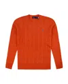 Polo Ralph Lauren Julianna Cable-knit Jumper In Red