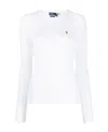 Polo Ralph Lauren Julianna Long Sleeve Pullover In White