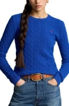 Polo Ralph Lauren Cable-knit Wool-cashmere Jumper In Heritage Royal