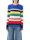 Polo Ralph Lauren Julianna Cable Knit Sweater In Multi