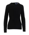 Polo Ralph Lauren Julianna Cashmere Cable-knit Jumper In Black