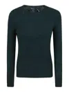 Polo Ralph Lauren Julianna Cable Knit Crewneck Pullover In Dark Green