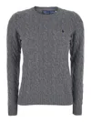 Polo Ralph Lauren Julianna-long Sleeve-pullover In Gray