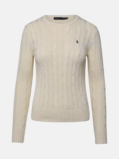 Polo Ralph Lauren Maglia Julianna Trecce In Nude