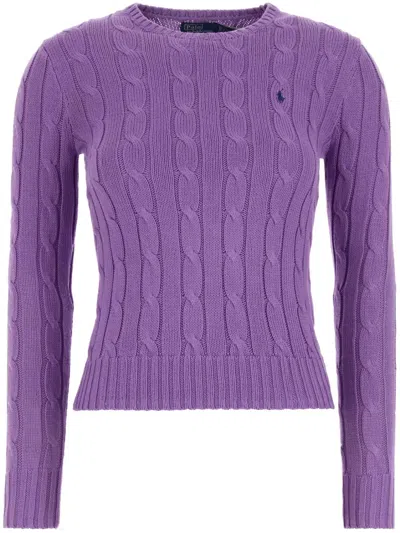 Polo Ralph Lauren Julianna Jumper In Purple