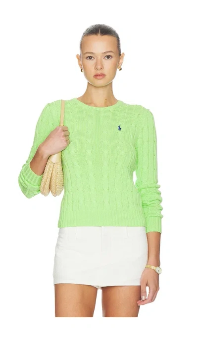 Polo Ralph Lauren Julianna Long Sleeve Pullover In Green