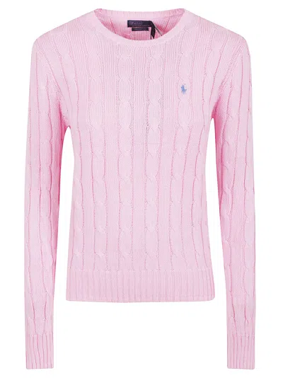 Polo Ralph Lauren Julianna-long Sleeve-pullover In Carmel Pink