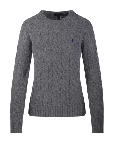 Polo Ralph Lauren Julianna Long Sleeve Pullover In Gray