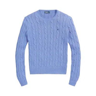 Pre-owned Polo Ralph Lauren Julianna Long-sleeve Pullover 'new Litchfield Blue'