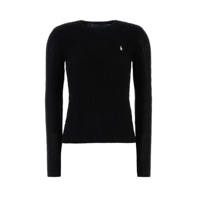 Pre-owned Polo Ralph Lauren Julianna Long-sleeve Pullover 'polo Black' | Women's Size Xs
