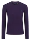 Polo Ralph Lauren Cable Knit Sweater With Crew Neckline In Multi