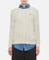 Polo Ralph Lauren Wool And Cashmere Logo Sweater In White