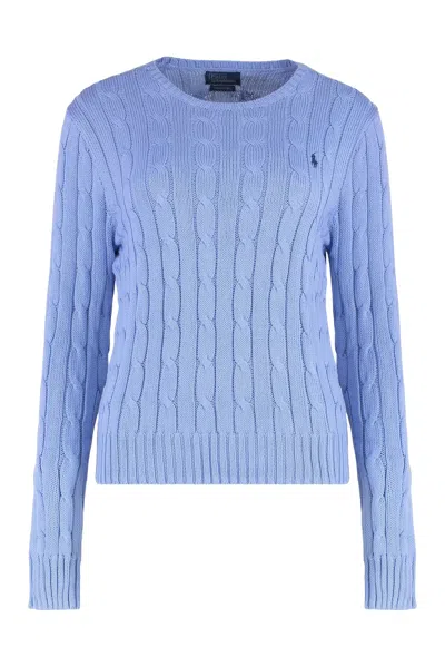 Polo Ralph Lauren "julianna" Long Sleeves Pullover In Blue