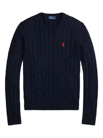 Polo Ralph Lauren "julianna" Long Sleeves Pullover In Blue