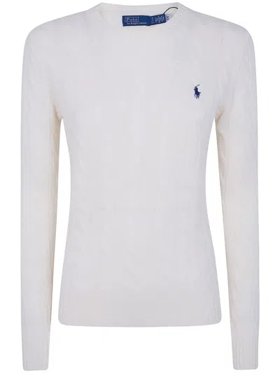 Polo Ralph Lauren "julianna" Long Sleeves Pullover In White