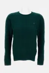Polo Ralph Lauren Wool And Cashmere Cable Knit Crew Neck Sweater In Green