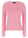 Polo Ralph Lauren Maglia Julianna Trecce In Pink