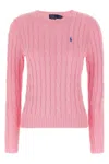 Polo Ralph Lauren Maglia Julianna Trecce In Pink