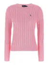 Polo Ralph Lauren Maglia Julianna Trecce In Pink