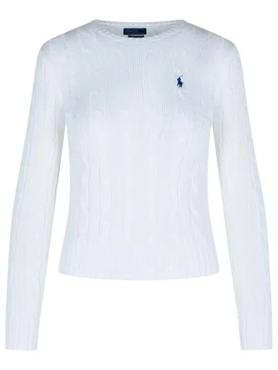 Polo Ralph Lauren 'julianna' White Cotton Sweater