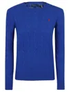 Polo Ralph Lauren Julianna Wool And Cashmere Blend Sweater In Blue