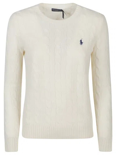 Polo Ralph Lauren Julianna Wool-blend Sweater In Brown