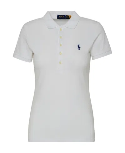 Polo Ralph Lauren Slim Fit Stretch Polo Shirt In White