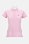 Polo Ralph Lauren 'julie' Pink Polo Shirt With Classic Collar And Pony Embroidery On The Front In Pink