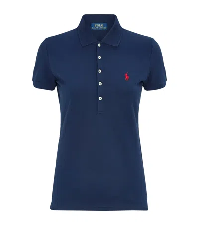 POLO RALPH LAUREN STRETCH-COTTON JULIE POLO SHIRT