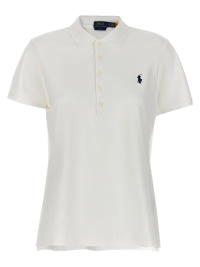 Polo Ralph Lauren 'julie' Polo Shirt In White
