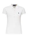 Polo Ralph Lauren Logo Polo Shirt In White