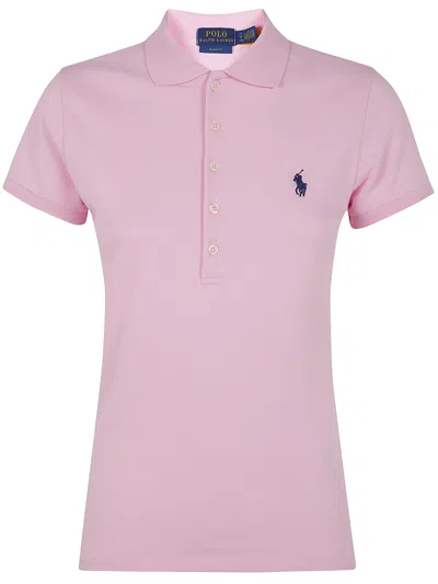 Polo Ralph Lauren "julie" Short Sleeves Polo Shirt In Pink