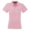 Polo Ralph Lauren Julie Slim Fit Cotton Polo Shirt In Pink