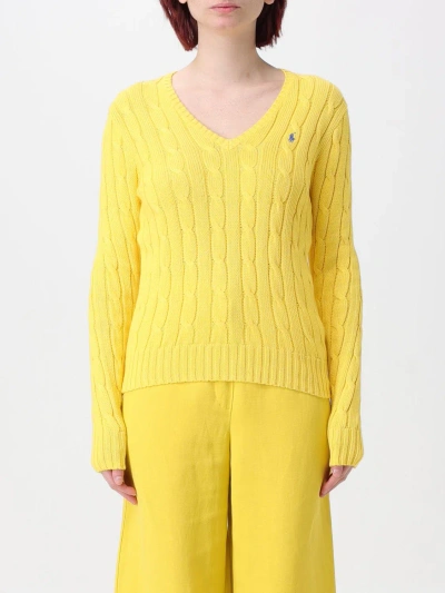 Polo Ralph Lauren Sweater  Woman Color Yellow