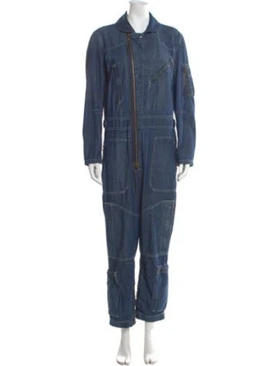 Pre-owned Polo Ralph Lauren Jumpsuit In Blue