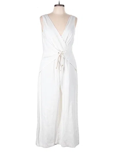 Pre-owned Polo Ralph Lauren Jumpsuit In Ivory