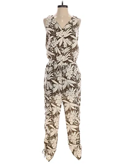 Pre-owned Polo Ralph Lauren Jumpsuit In Ivory