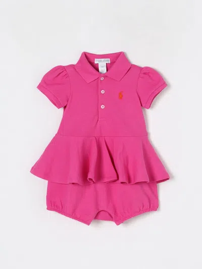 Polo Ralph Lauren Babies' Jumpsuit  Kids Color Fuchsia