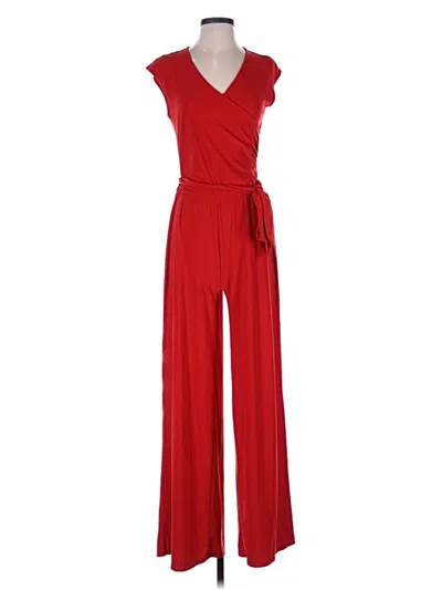 Pre-owned Polo Ralph Lauren Jumpsuit In Red